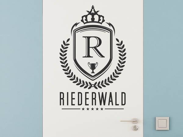 Wandtattoo Riederwald Wappen