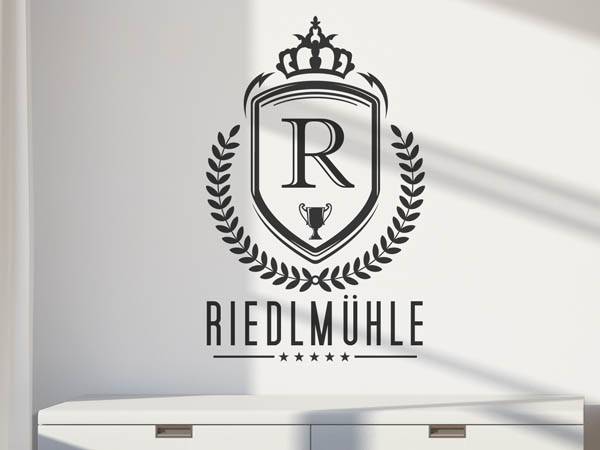 Wandtattoo Riedlmühle Wappen