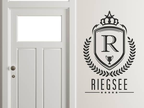 Wandtattoo Riegsee Wappen