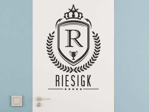 Wandtattoo Riesigk Wappen