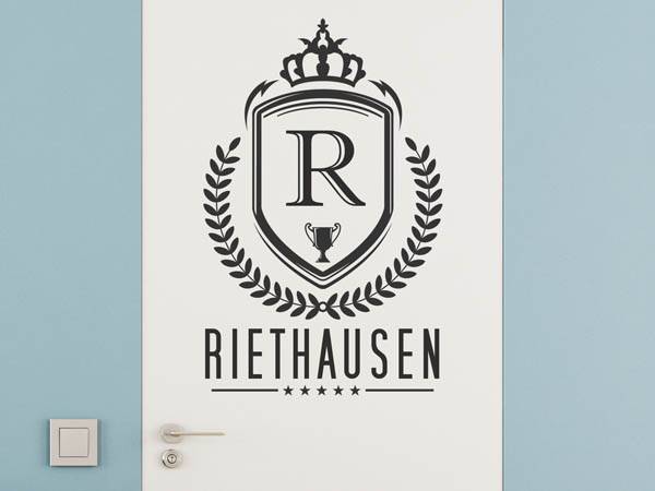 Wandtattoo Riethausen Wappen