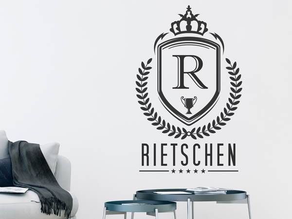 Wandtattoo Rietschen Wappen
