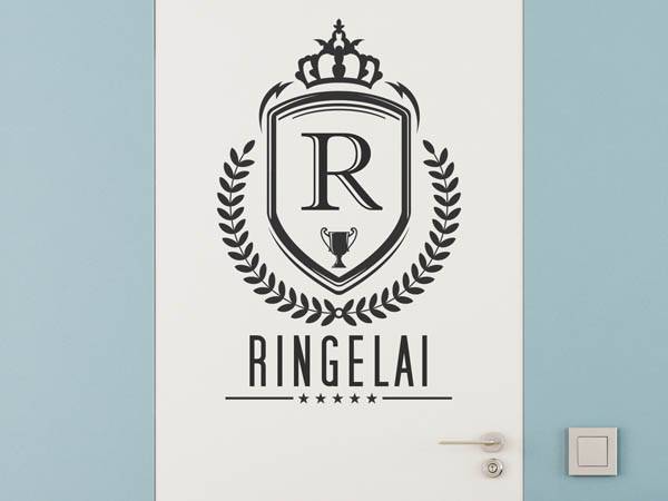 Wandtattoo Ringelai Wappen