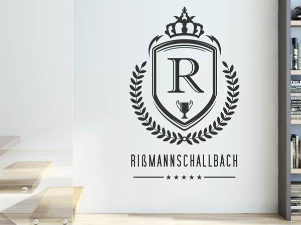 Wandtattoo Rißmannschallbach Wappen