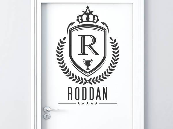 Wandtattoo Roddan Wappen