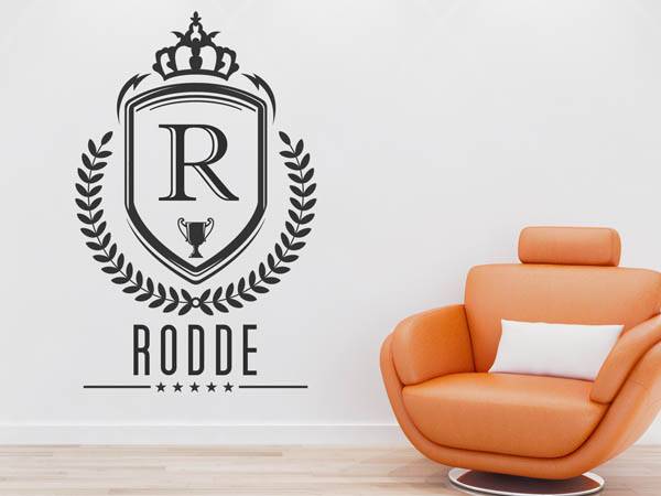 Wandtattoo Rodde Wappen