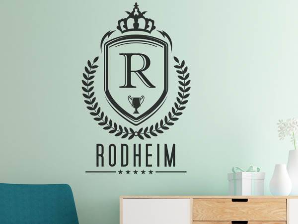 Wandtattoo Rodheim Wappen