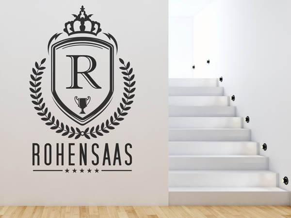 Wandtattoo Rohensaas Wappen