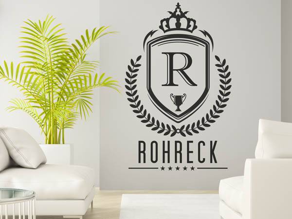 Wandtattoo Rohreck Wappen