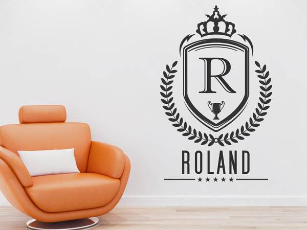 Wandtattoo Roland Wappen