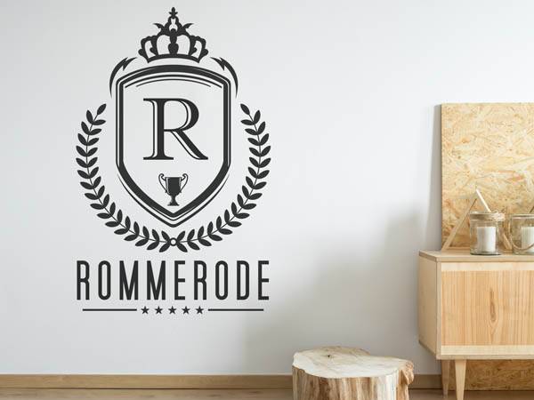 Wandtattoo Rommerode Wappen