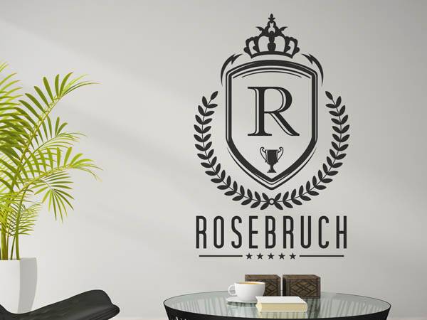 Wandtattoo Rosebruch Wappen