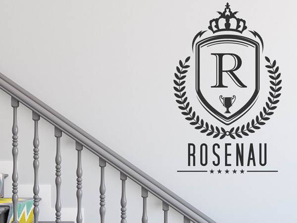 Wandtattoo Rosenau Wappen