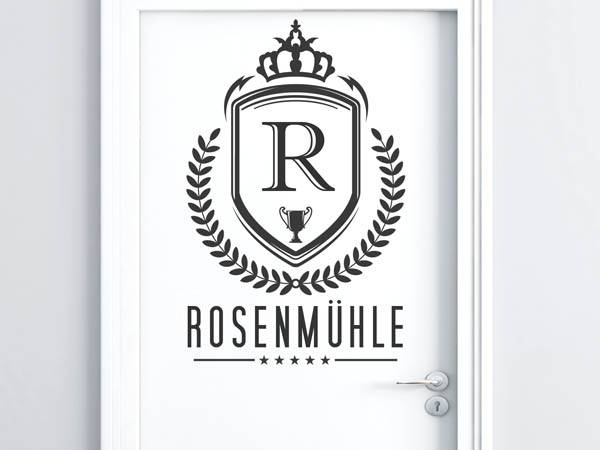 Wandtattoo Rosenmühle Wappen