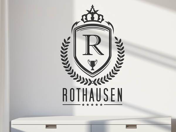 Wandtattoo Rothausen Wappen