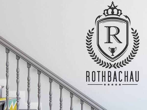 Wandtattoo Rothbachau Wappen