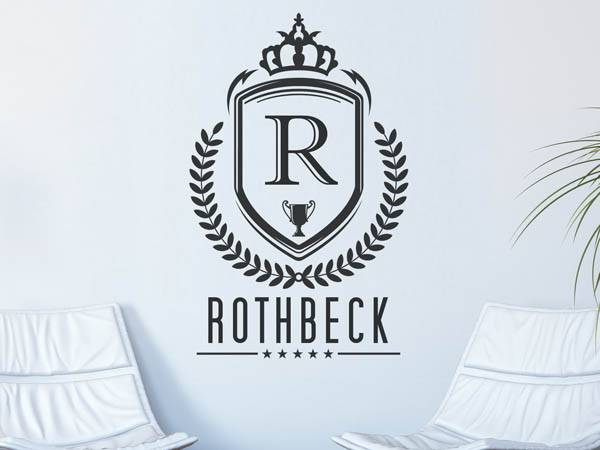 Wandtattoo Rothbeck Wappen