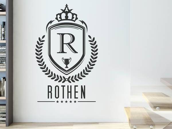 Wandtattoo Rothen Wappen