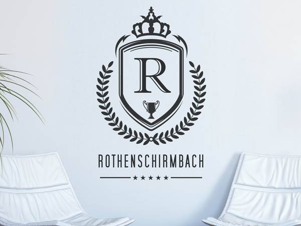 Wandtattoo Rothenschirmbach Wappen