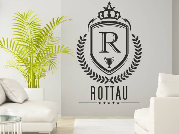Wandtattoo Rottau Wappen