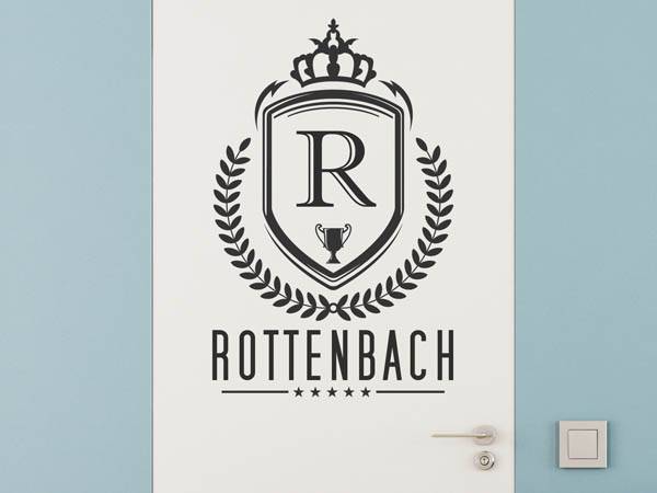 Wandtattoo Rottenbach Wappen