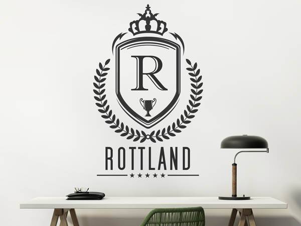 Wandtattoo Rottland Wappen