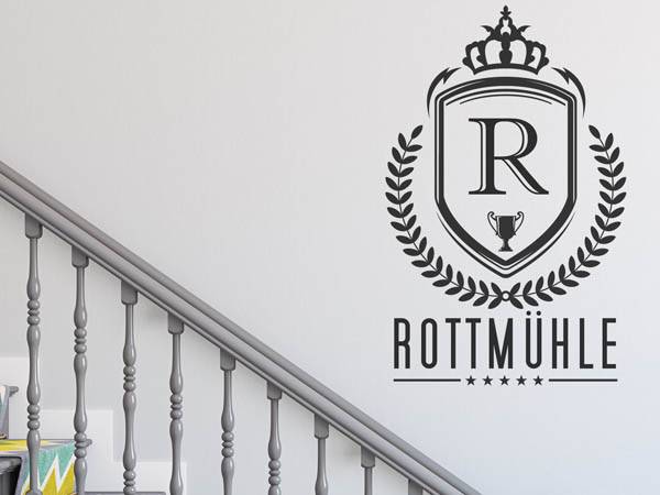 Wandtattoo Rottmühle Wappen