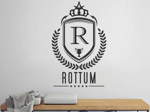 Wandtattoo Rottum Wappen