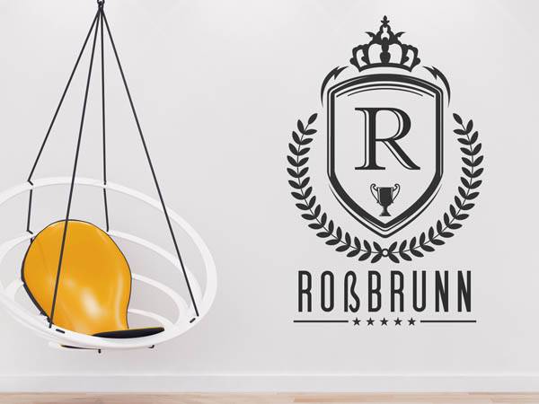 Wandtattoo Roßbrunn Wappen