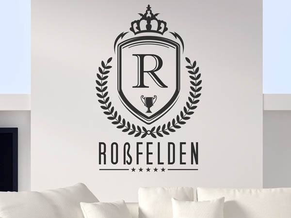 Wandtattoo Roßfelden Wappen