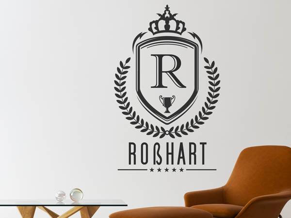 Wandtattoo Roßhart Wappen