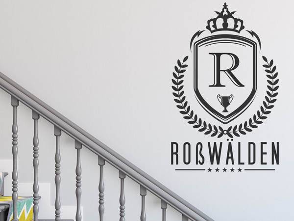Wandtattoo Roßwälden Wappen