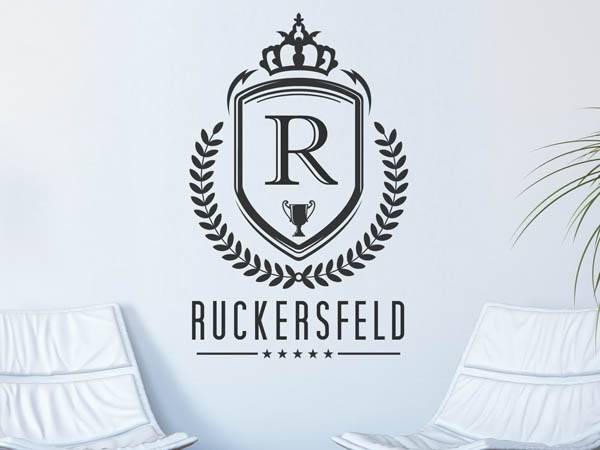 Wandtattoo Ruckersfeld Wappen