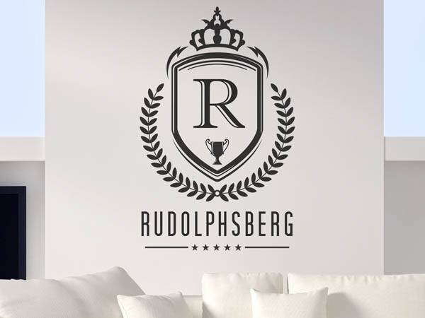 Wandtattoo Rudolphsberg Wappen