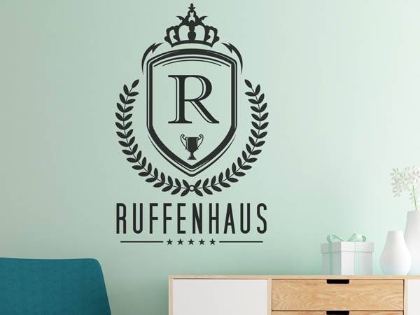Wandtattoo Ruffenhaus Wappen