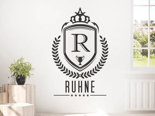 Wandtattoo Ruhne Wappen