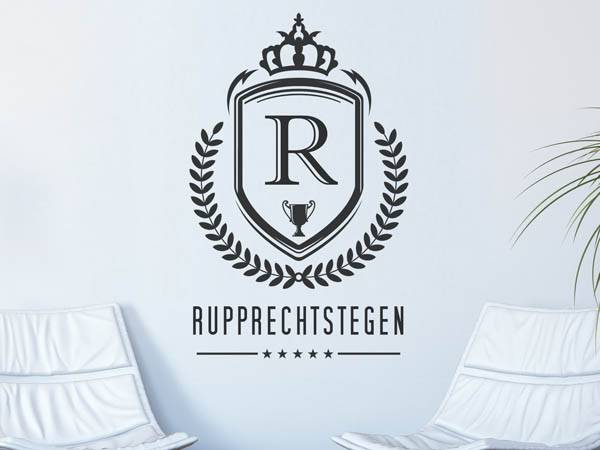 Wandtattoo Rupprechtstegen Wappen
