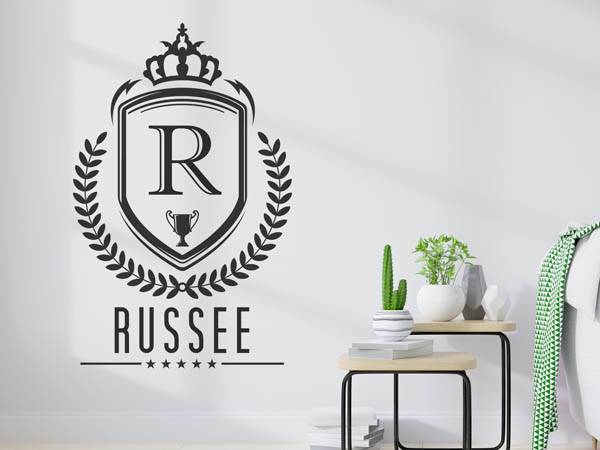 Wandtattoo Russee Wappen