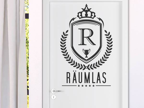 Wandtattoo Räumlas Wappen
