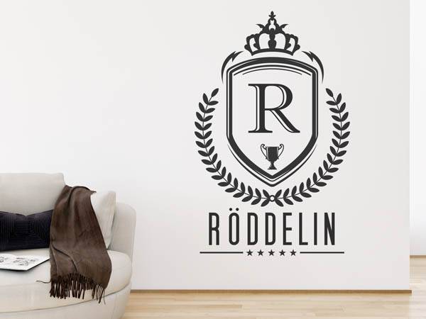 Wandtattoo Röddelin Wappen