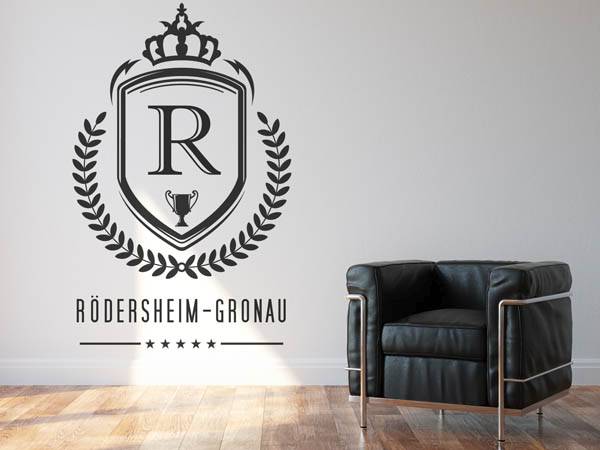 Wandtattoo Rödersheim-Gronau Wappen