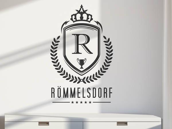 Wandtattoo Römmelsdorf Wappen