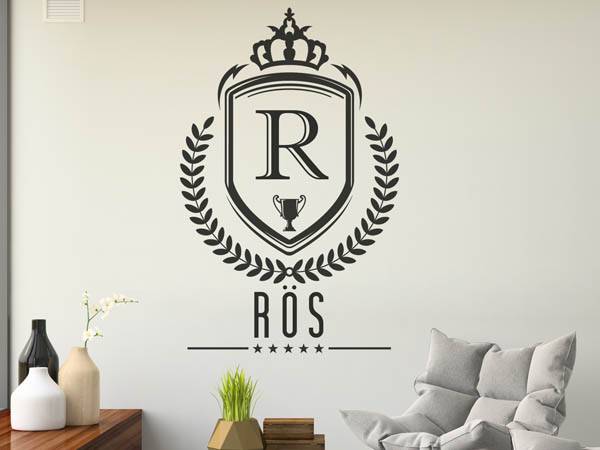 Wandtattoo Rös Wappen