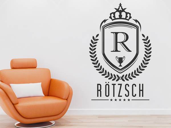 Wandtattoo Rötzsch Wappen