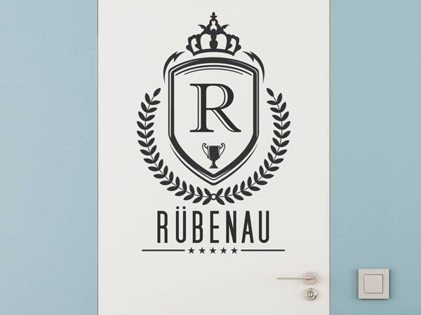 Wandtattoo Rübenau Wappen