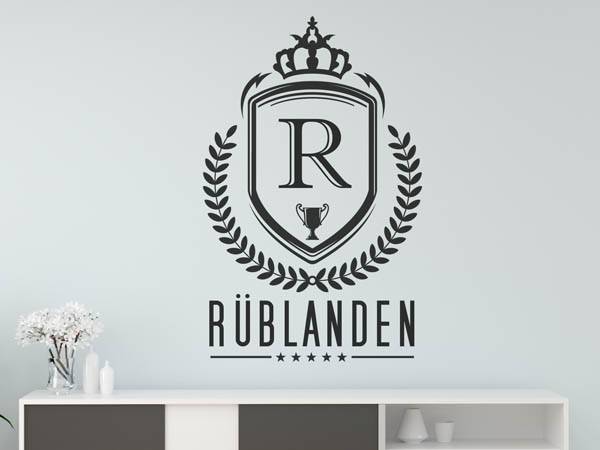 Wandtattoo Rüblanden Wappen