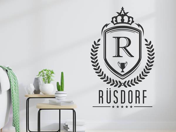 Wandtattoo Rüsdorf Wappen