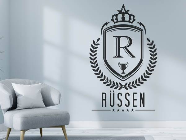 Wandtattoo Rüssen Wappen