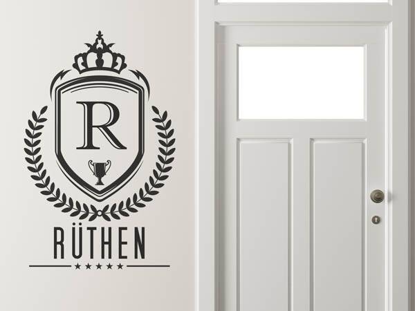 Wandtattoo Rüthen Wappen