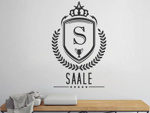 Wandtattoo Saale Wappen